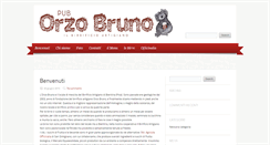 Desktop Screenshot of orzobruno.it